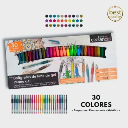 CRELANDO 30-dijelni Set Gel Olovaka