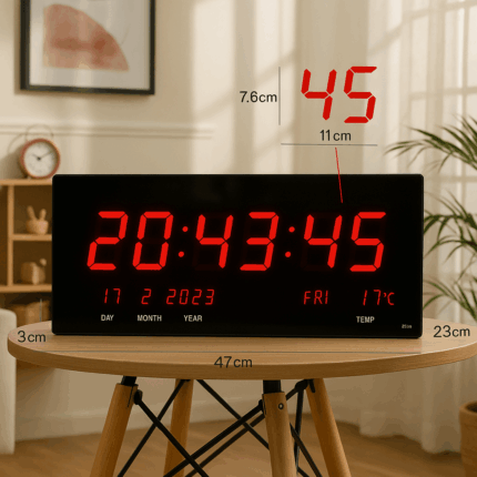 Digitalni Zidni Sat JH-4622