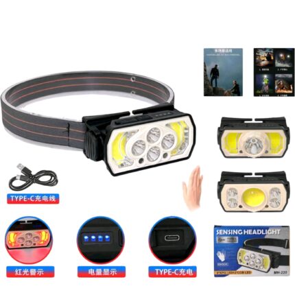 LED Naglavna Lampa s Senzorom Pokreta