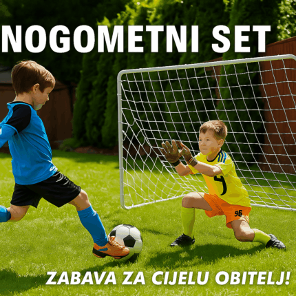 Metalni Nogometni Set Za Djecu